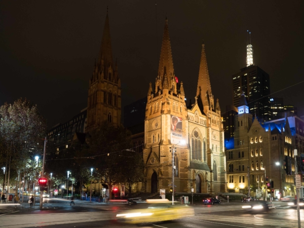 Melbourne - ketedrála svatého Pavla.