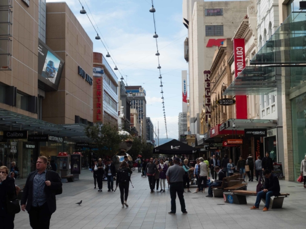 Pěší zóna - Rundle Mall