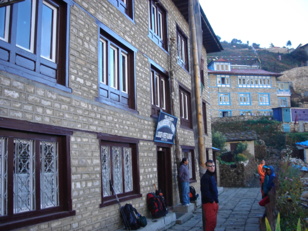 Thamserku View lodge - tady jsme spali v Namche.