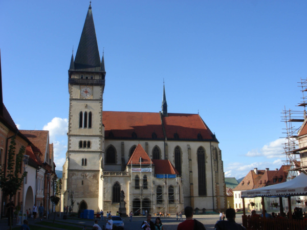 Kostel na náměstí v Bardejove