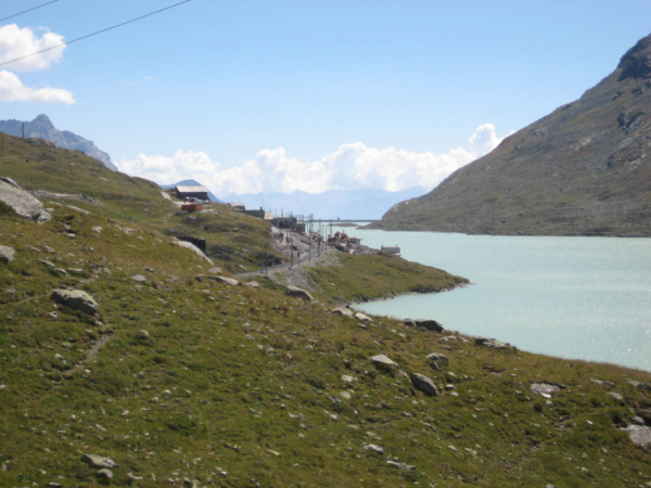 Bernina pass a Lago Bianco