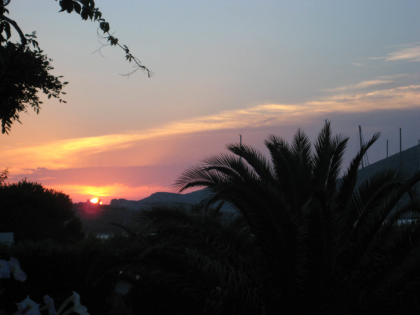 Západ slunce v ACI Marina Piškera