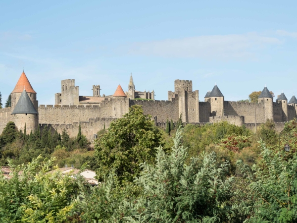 Město-hrad Carcassonne.