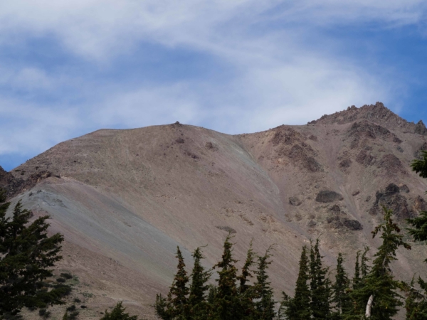 Mount Lassen - výstupová trasa.